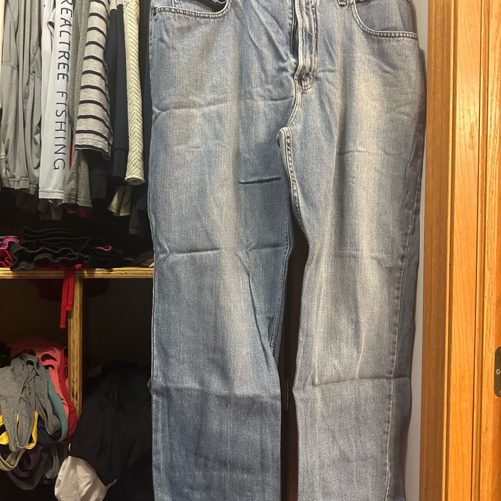 Old Navy Blue Straight Jeans Classic Style